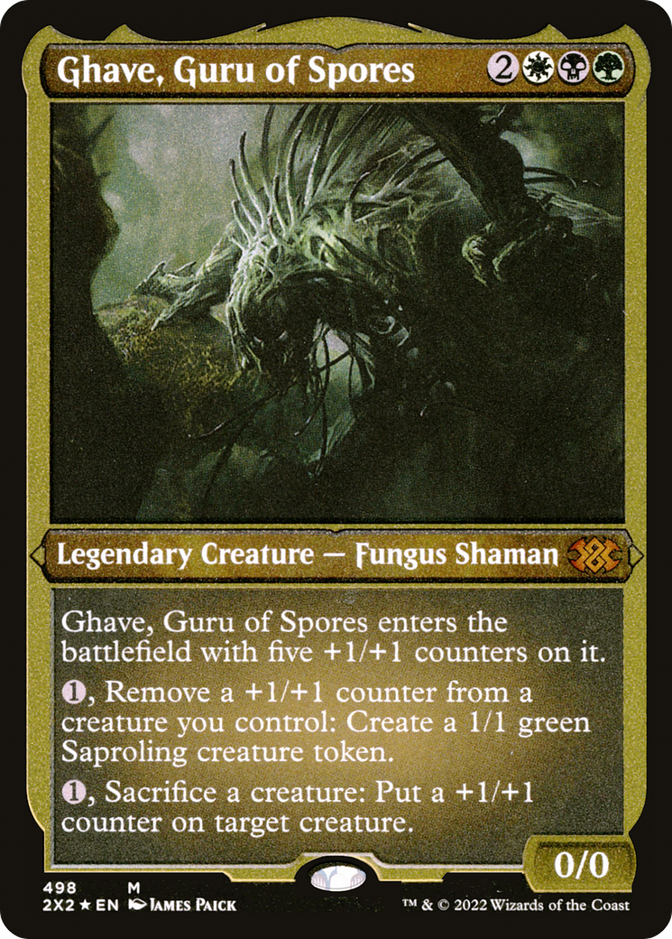 Ghave, Guru of Spores (Foil Etched) (2X2-498) - Double Masters 2022 Foil