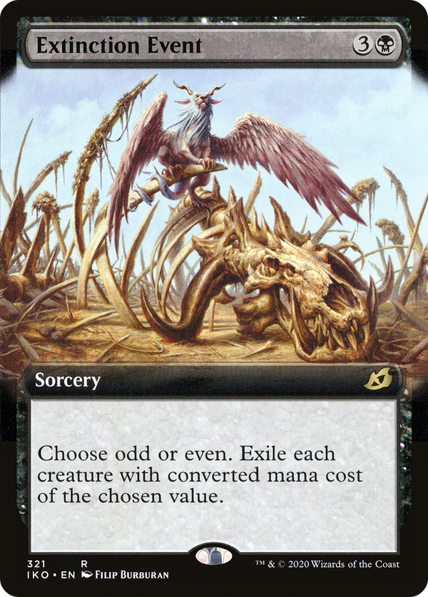 Extinction Event (Extended Art) (IKO-321) - Ikoria: Lair of Behemoths: (Extended Art) Foil