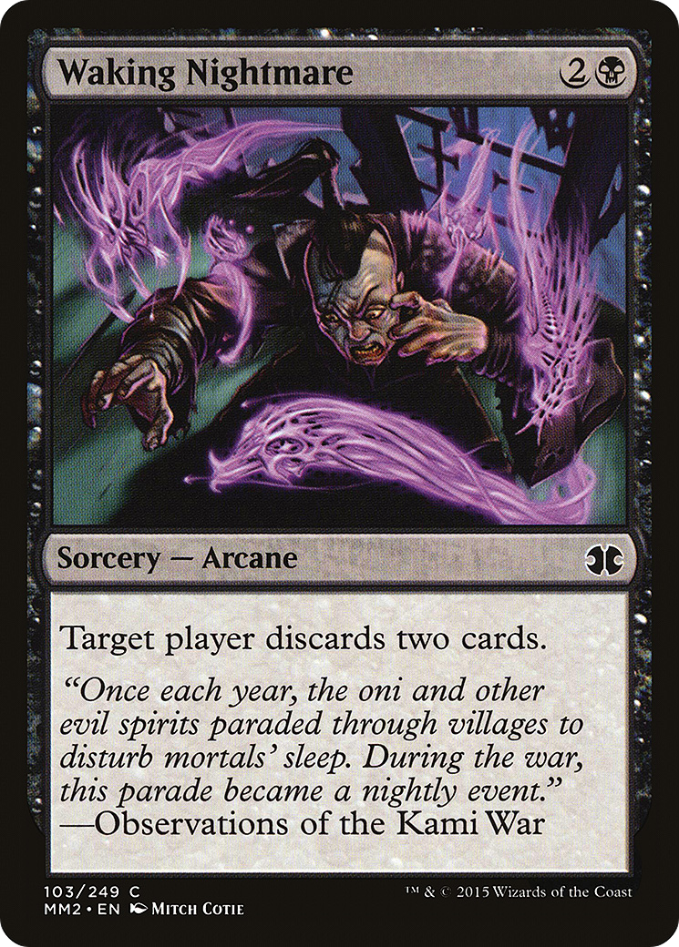 Waking Nightmare (MM2-103) - Modern Masters 2015 Foil