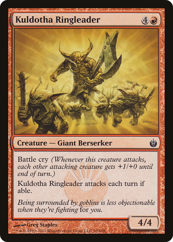 Kuldotha Ringleader (MBS-070) - Mirrodin Besieged