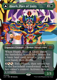 Huatli, Poet of Unity (Borderless) (LCI-339) - The Lost Caverns of Ixalan Foil