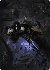 Falkenrath Forebear // Falkenrath Forebear (AVOW-033) - Crimson Vow Art Series (Borderless) Foil