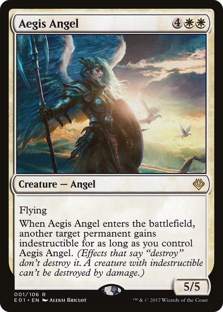 Aegis Angel (AC2-001) - Archenemy: Nicol Bolas