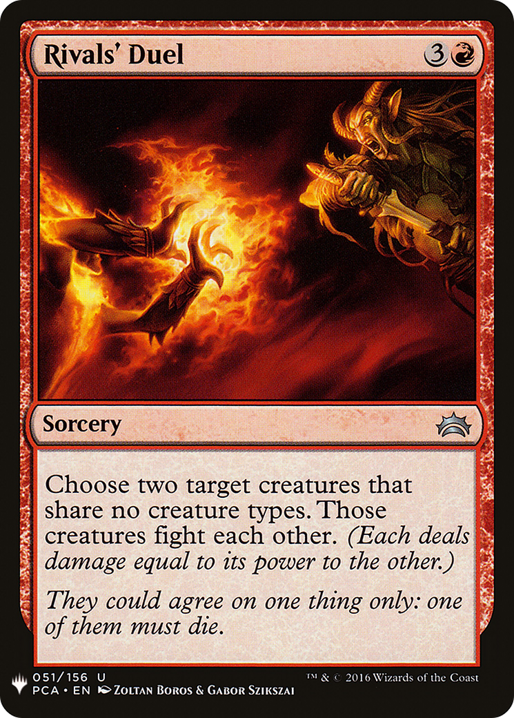 Rivals' Duel (LIST-051) - The List