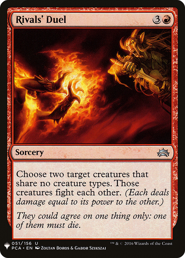 Rivals' Duel (LIST-051) - The List