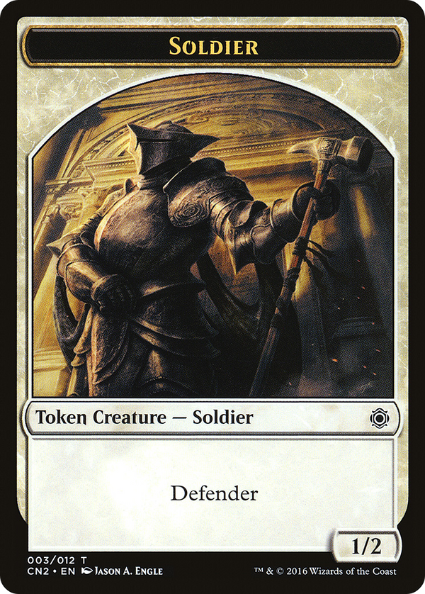 Soldier Token (003) (CN2-003) - Conspiracy: Take the Crown Tokens