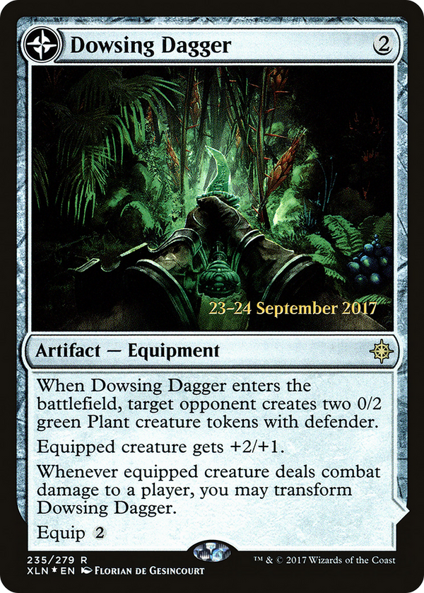 Dowsing Dagger (PRE-235) - Ixalan Promos: (compasslanddfc) Foil