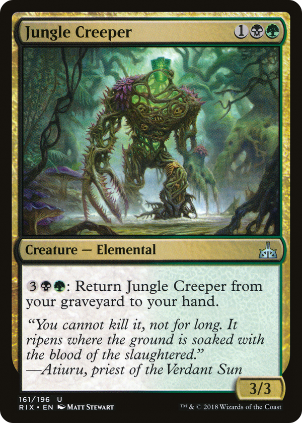 Jungle Creeper (RIX-161) - Rivals of Ixalan Foil