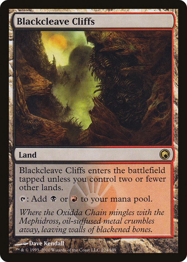 Blackcleave Cliffs (SOM-224) - Scars of Mirrodin Foil