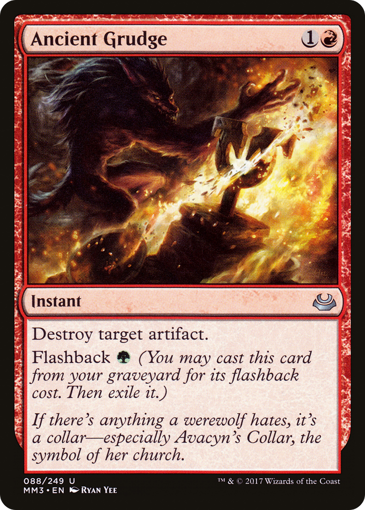 Ancient Grudge (MM3-088) - Modern Masters 2017 Foil