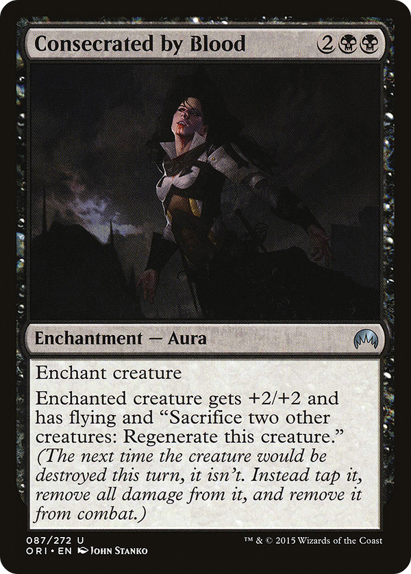 Consecrated by Blood (ORI-087) - Magic Origins Foil