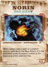 Norin the Wary (SLD-827) - Secret Lair Drop: (Showcase) (Borderless)