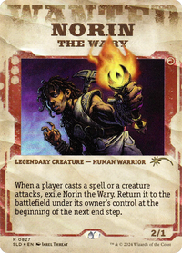 Norin the Wary (SLD-827) - Secret Lair Drop: (Showcase) (Borderless) Foil
