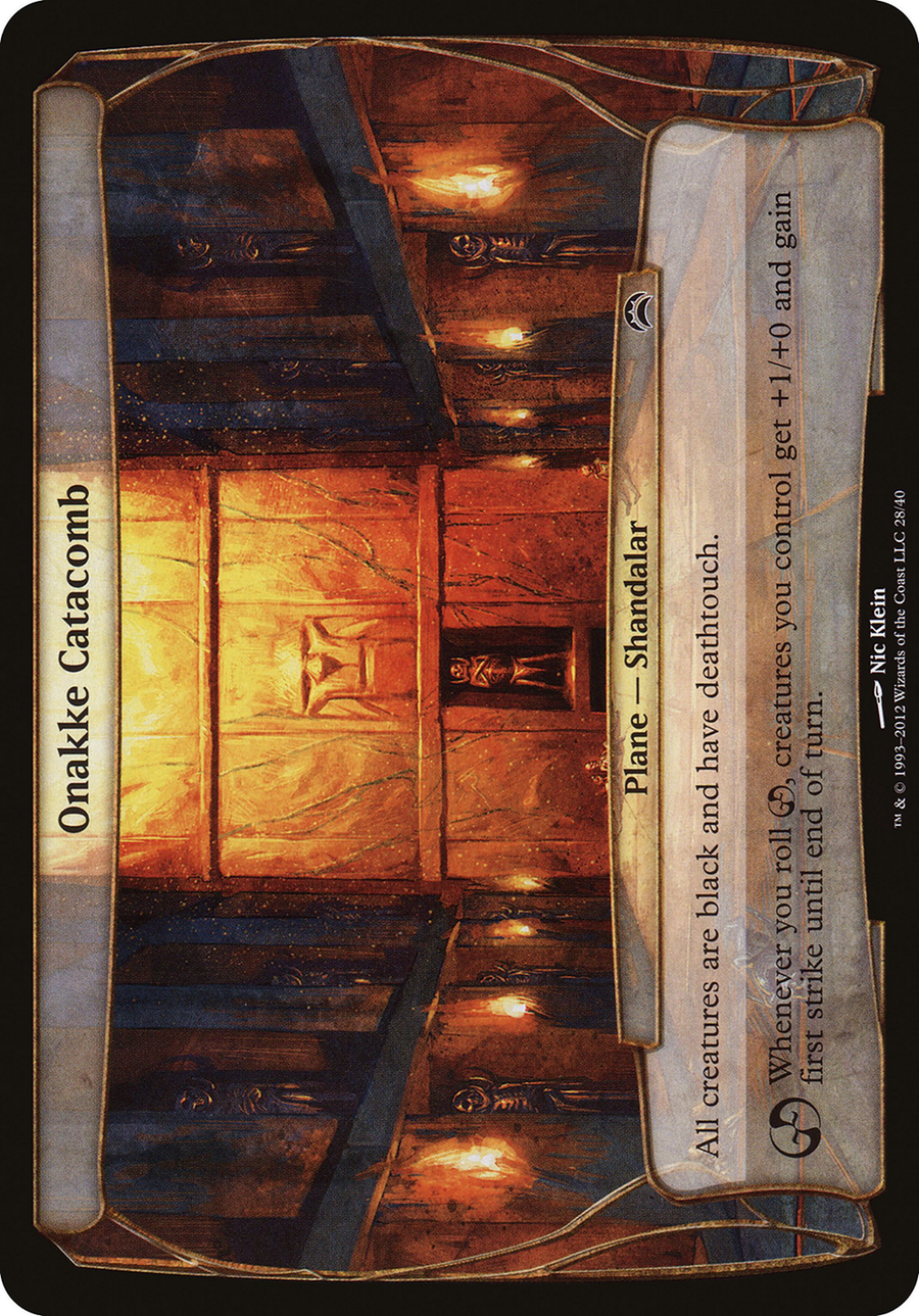 Onakke Catacomb (Planechase 2012) (OVER-028) - Planechase 2012 Planes Foil