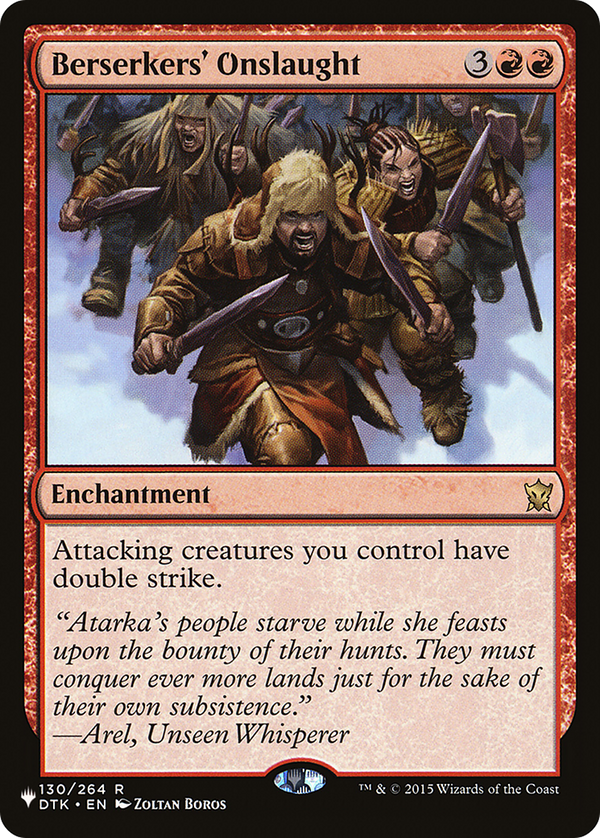 Berserkers' Onslaught (LIST-130/264) - The List