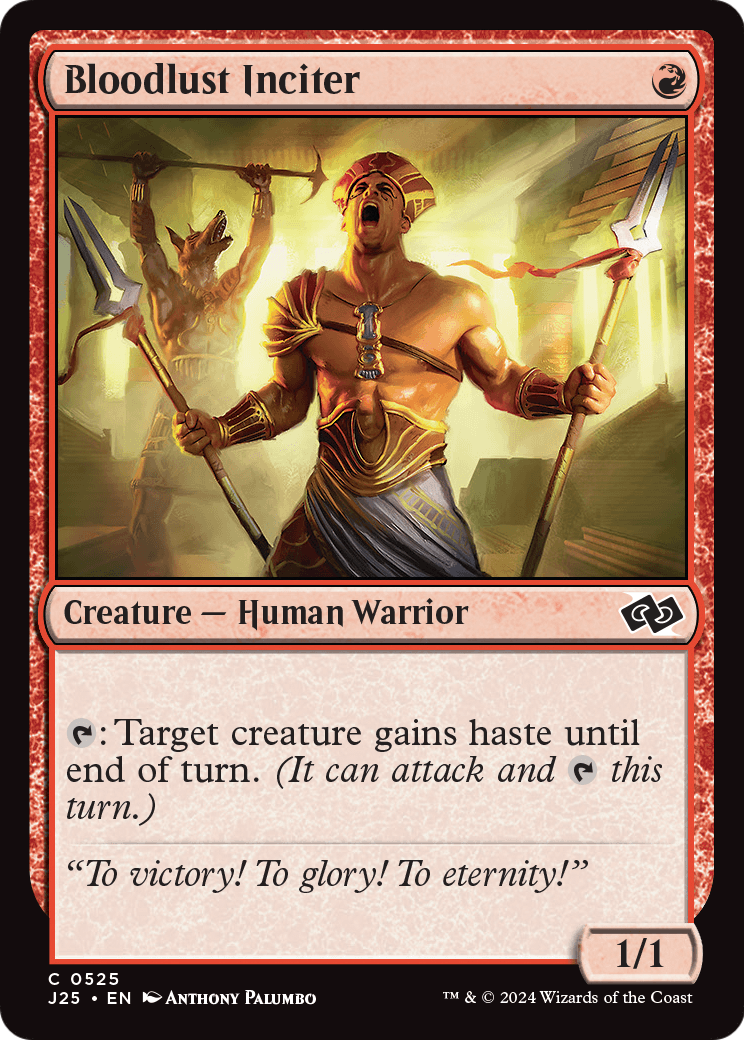Bloodlust Inciter (J25-525) - Foundations Jumpstart