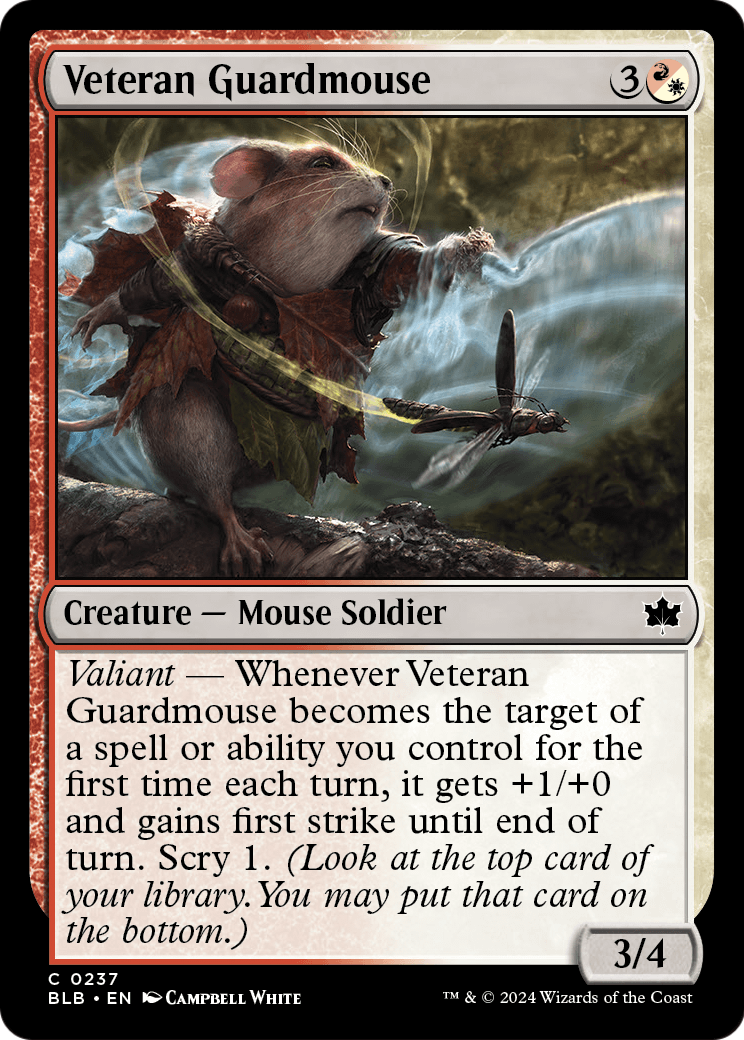 Veteran Guardmouse (BLB-237) - Bloomburrow