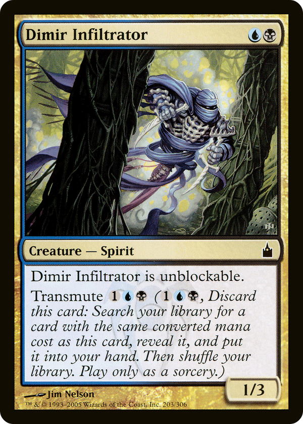 Dimir Infiltrator (RAV-203) - Ravnica: City of Guilds Foil