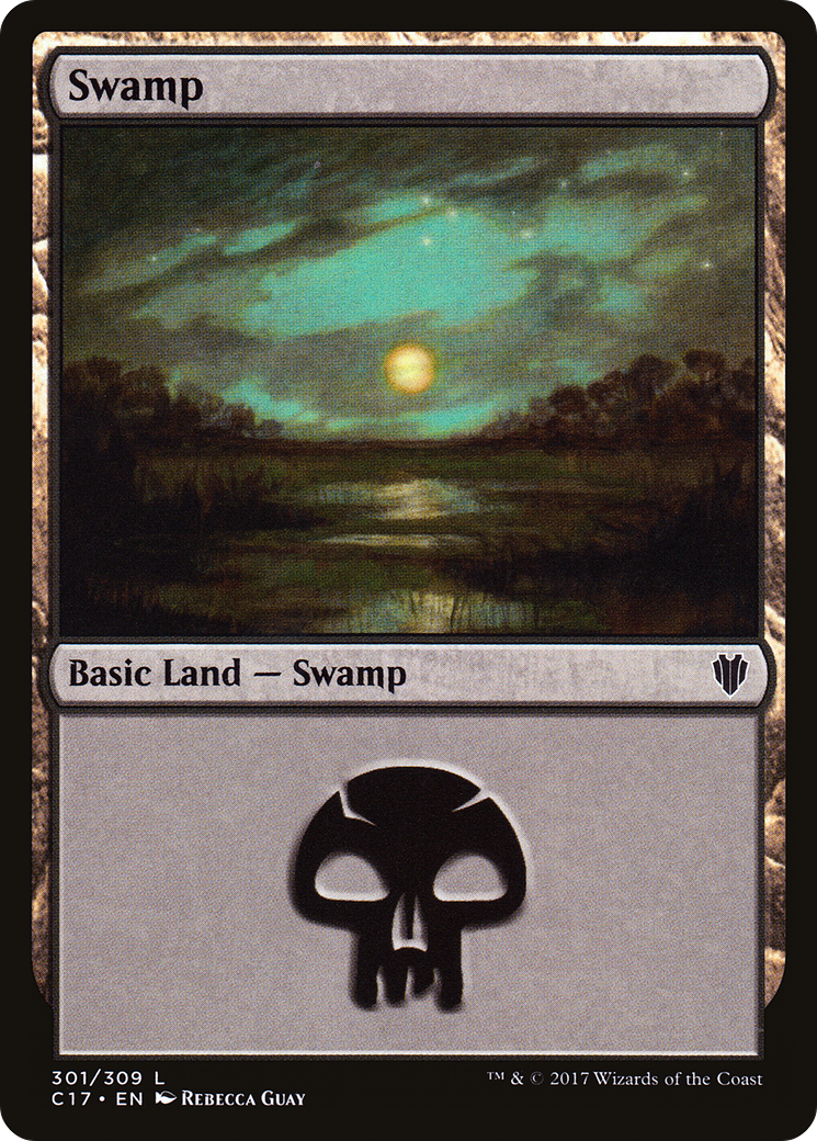 Swamp (301) (C17-301) - Commander 2017