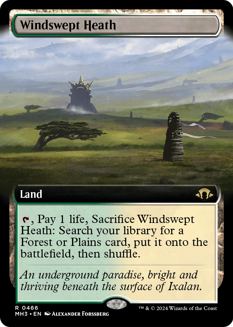 Windswept Heath (Extended Art) (MH3-466) - Modern Horizons 3: (Extended Art)