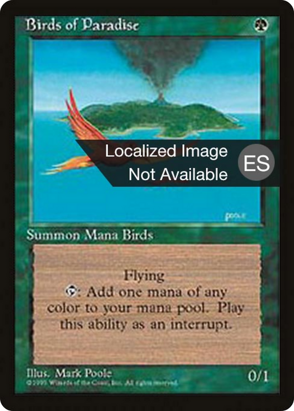 Birds of Paradise (4BB-118) - Fourth Edition Foreign Black Border