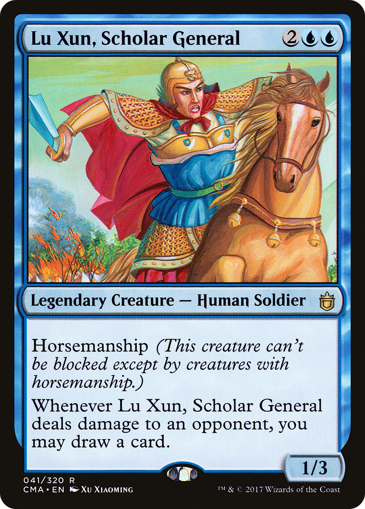 Lu Xun, Scholar General (CMA-041) - Commander Anthology