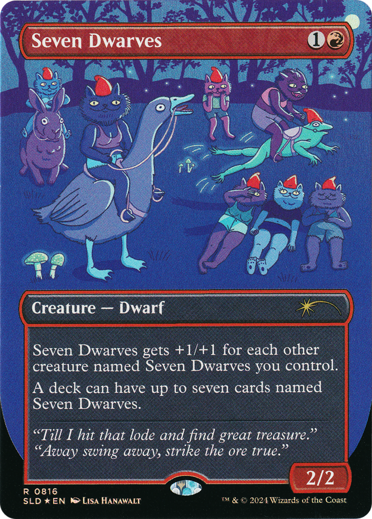 Seven Dwarves (0816) (SLD-816) - Secret Lair Drop Series (Borderless) Foil