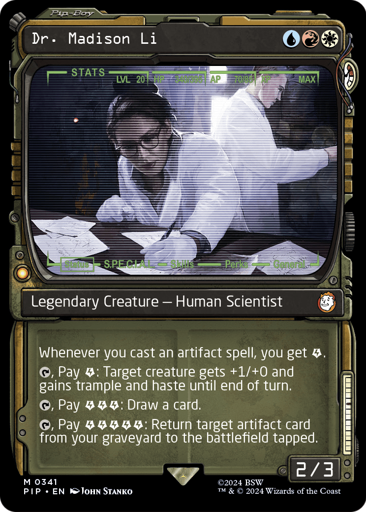 Dr. Madison Li (Showcase) (PIP-341) - Fallout: (Showcase) Foil