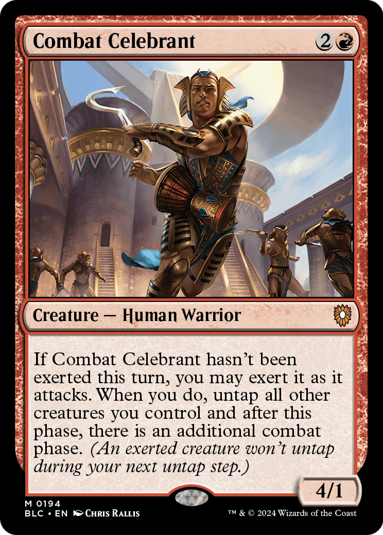 Combat Celebrant (BLC-194) - Bloomburrow Commander