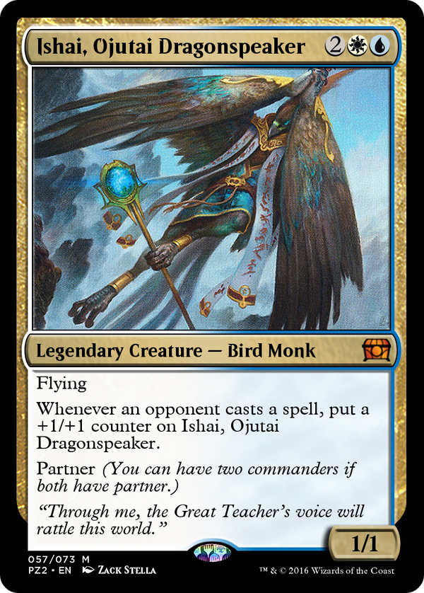 Ishai, Ojutai Dragonspeaker (PZ2-057) - Treasure Chest Foil