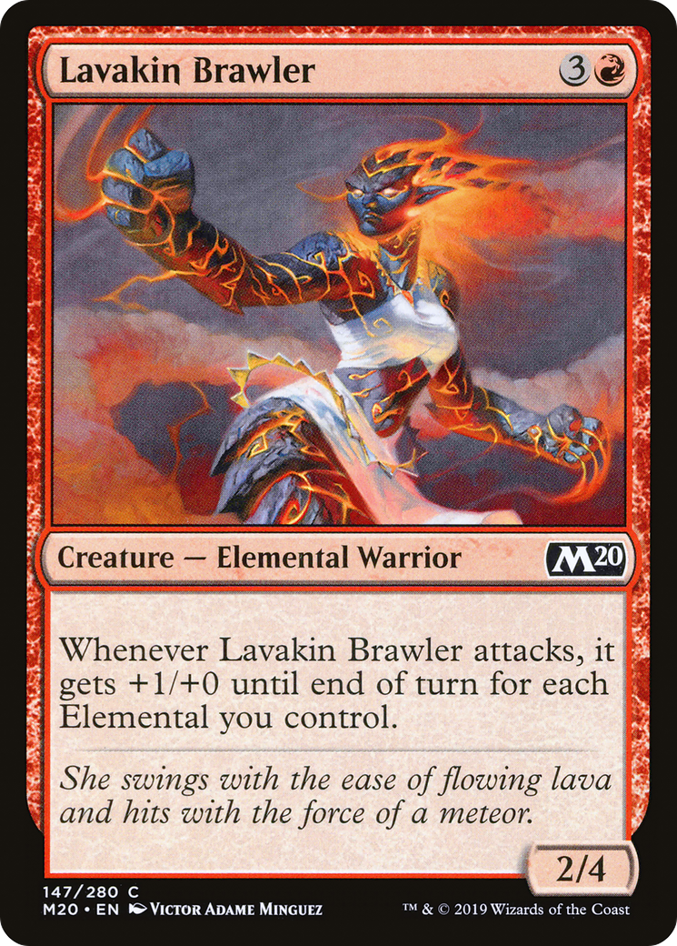 Lavakin Brawler (M20-147) - Core Set 2020 Foil