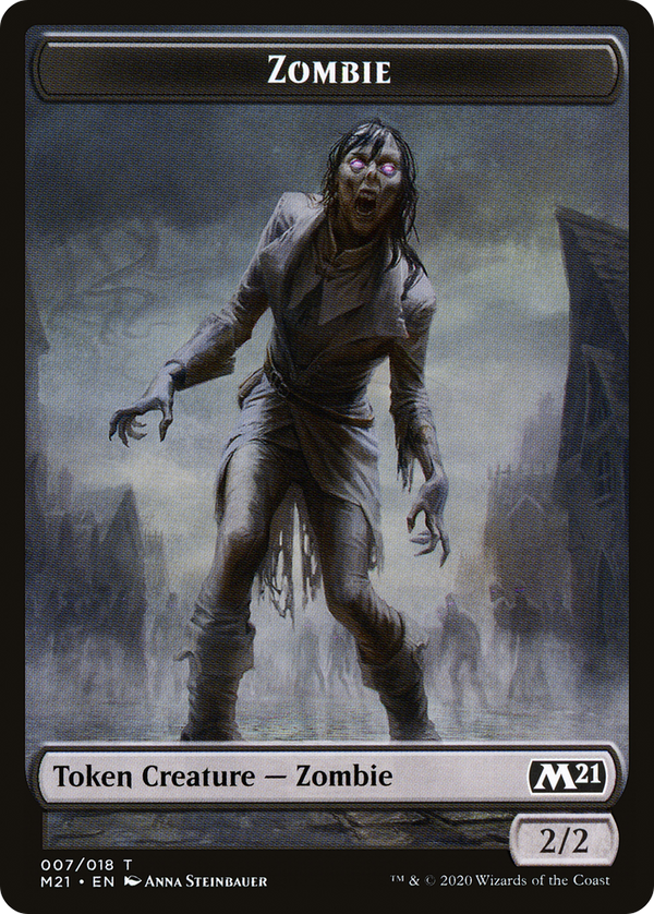 Zombie (TM21-007) - Core Set 2021 Tokens