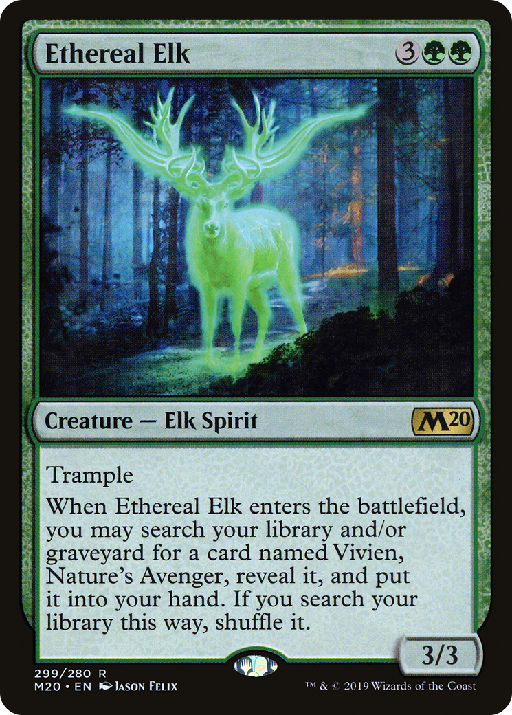 Ethereal Elk (M20-299) - Core Set 2020