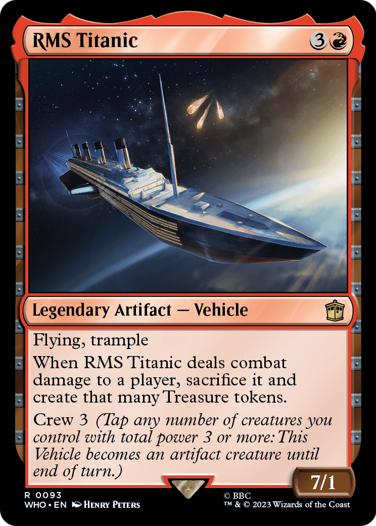 RMS Titanic (WHO-093) - Doctor Who Foil
