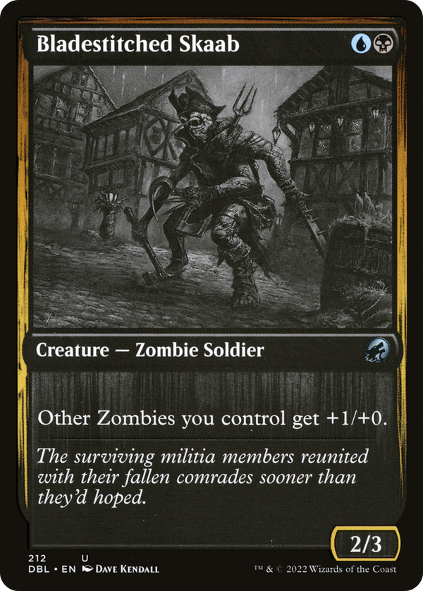 Bladestitched Skaab (DBL-212) - Innistrad: Double Feature Foil
