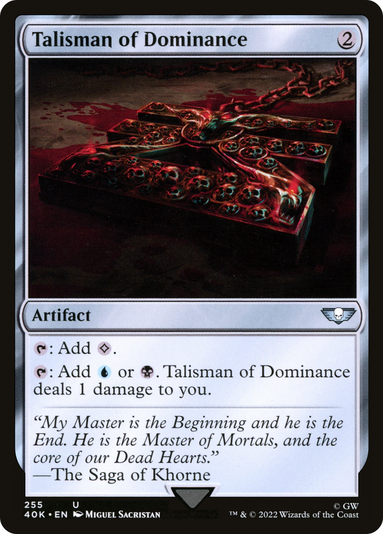 Talisman of Dominance (255) (40K-255) - Warhammer 40,000 Commander