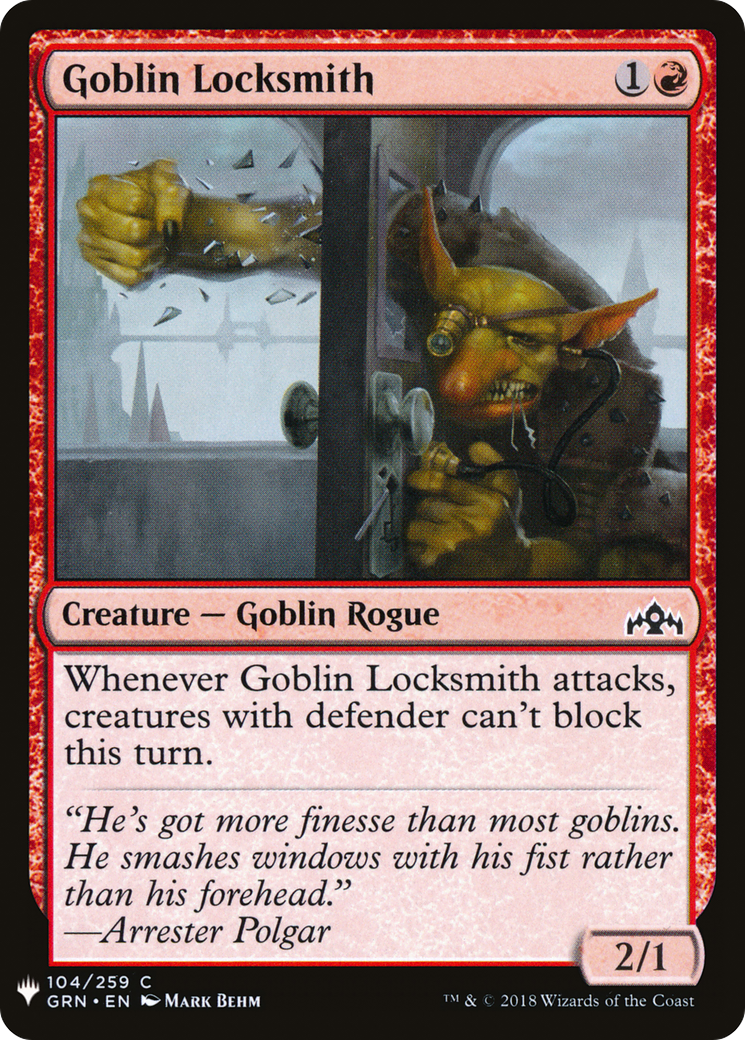 Goblin Locksmith (LIST-104) - The List
