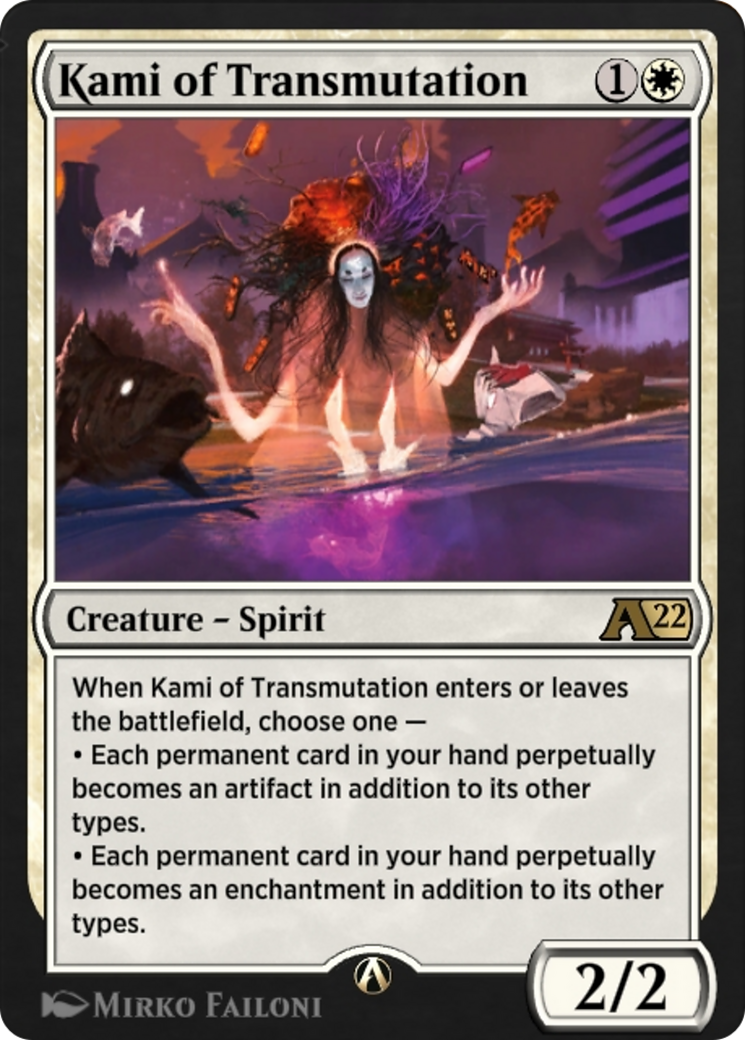 Kami of Transmutation (YNEO-003) - Alchemy: Kamigawa