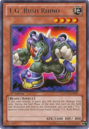 T.G. Rush Rhino (EXVC-EN021) - Extreme Victory Unlimited