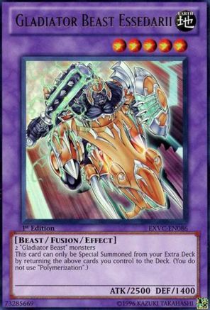 Gladiator Beast Essedarii (EXVC-EN086) - Extreme Victory 1st Edition