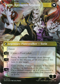 Sorin of House Markov (Borderless) (Textured Foil) (MH3-470) - Modern Horizons 3 Foil