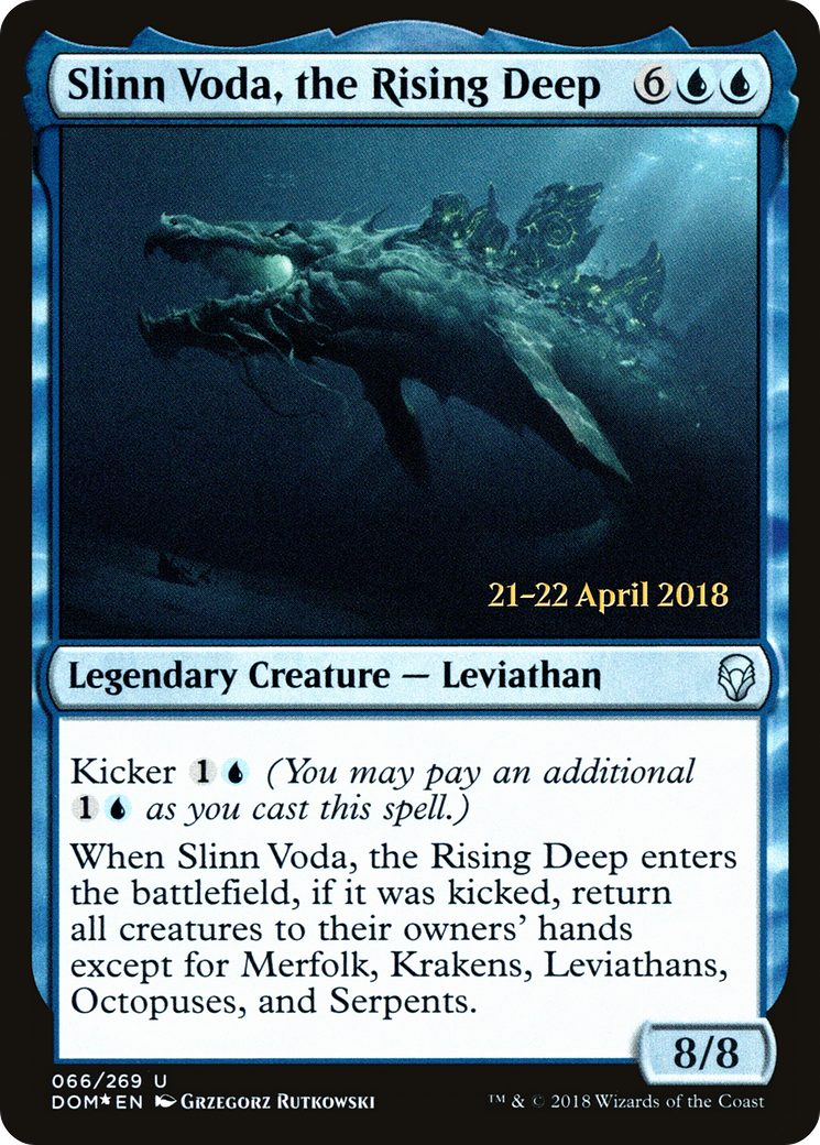 Slinn Voda, the Rising Deep (PRE-066) - Dominaria Promos Foil