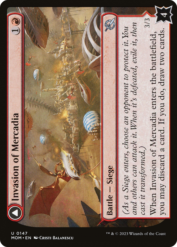 Invasion of Mercadia (MOM-147) - March of the Machine Foil