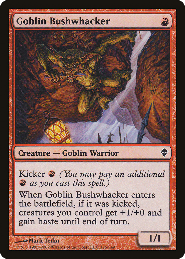 Goblin Bushwhacker (ZEN-125) - Zendikar