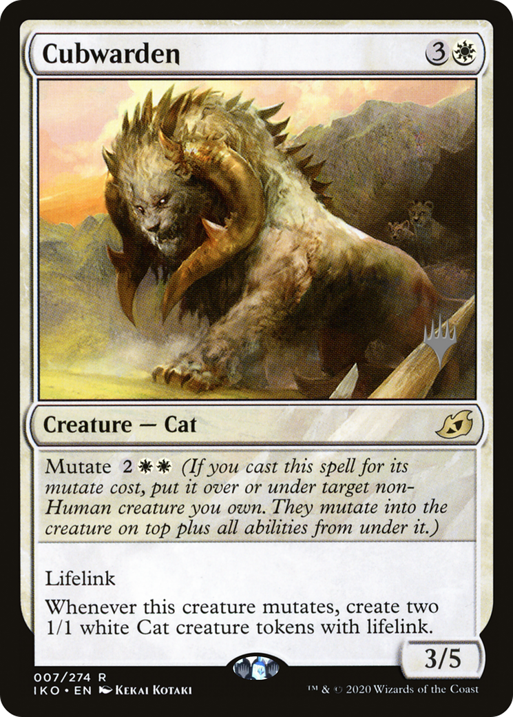 Cubwarden (PPIKO-007) - Ikoria: Lair of Behemoths Promos Foil