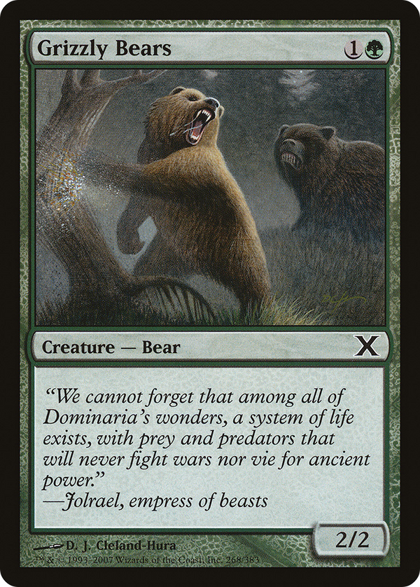 Grizzly Bears (10E-268) - Tenth Edition Foil