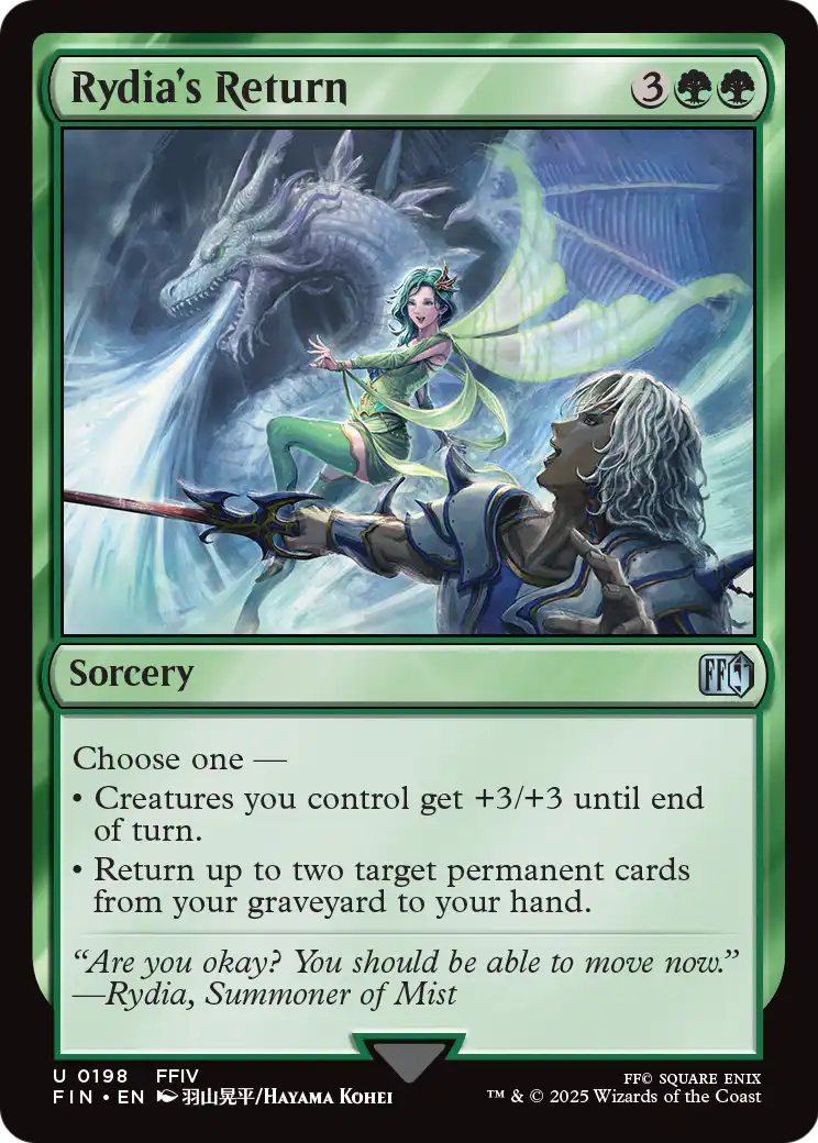 Rydia's Return (FIN-198) - FINAL FANTASY Foil