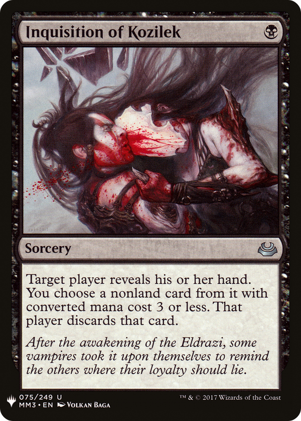 Inquisition of Kozilek (LIST-075) - The List