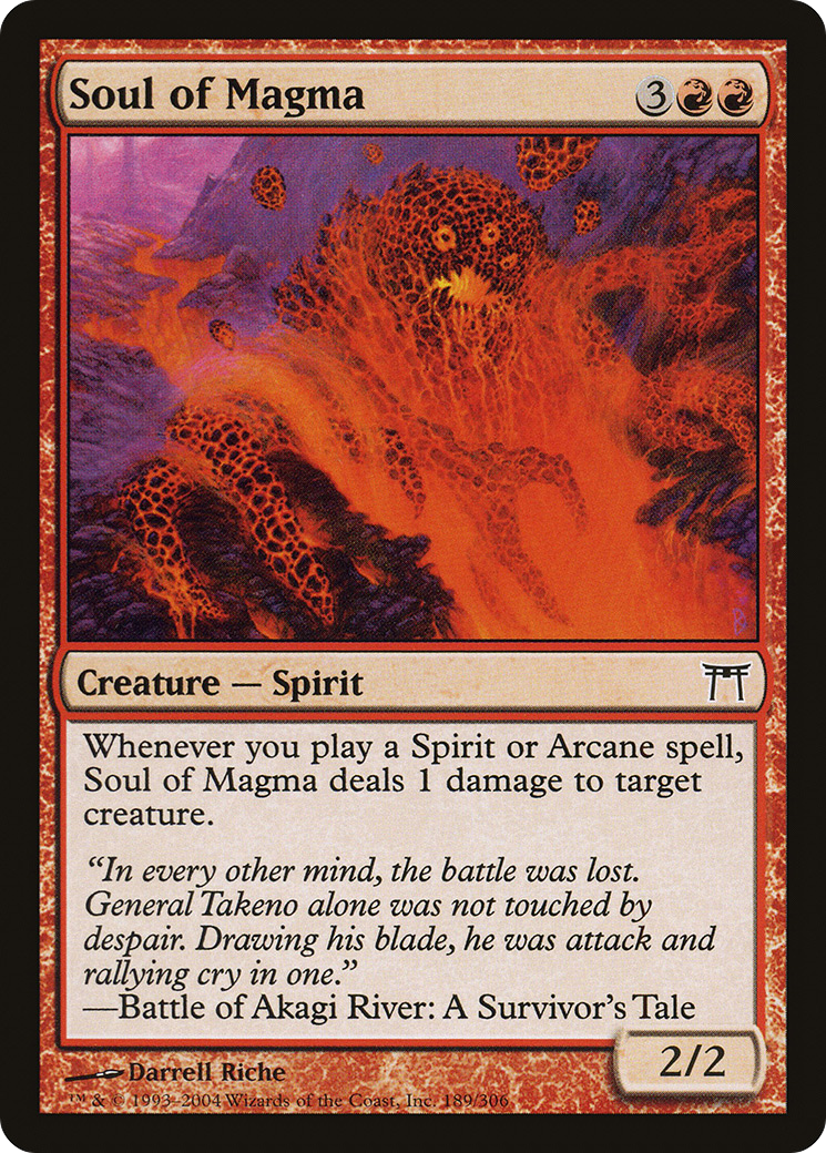 Soul of Magma (CHK-189) - Champions of Kamigawa