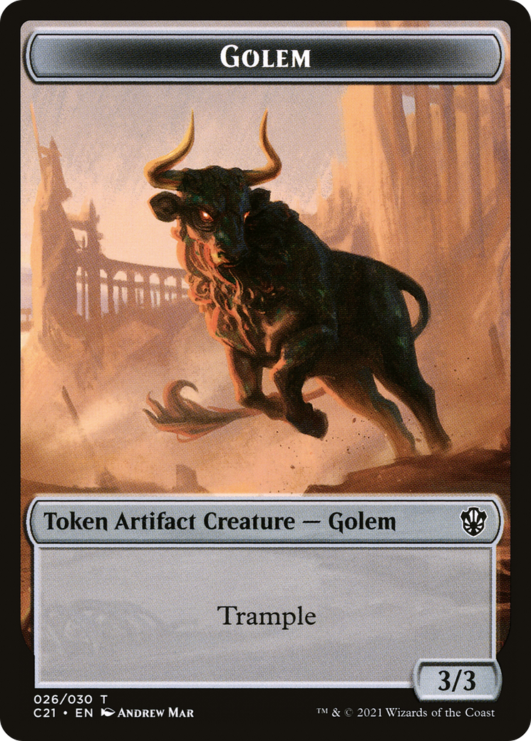 Golem (TC21-026) - Commander 2021 Tokens